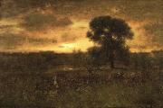 George Inness Sunrise oil painting artist